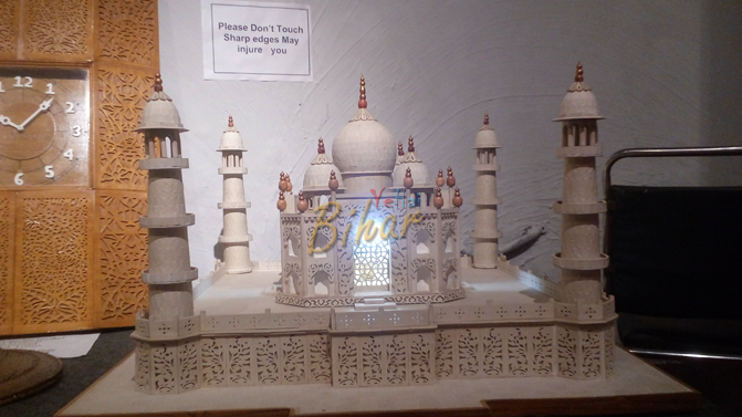 Taj Mahal created by wood artist Bijetanand
